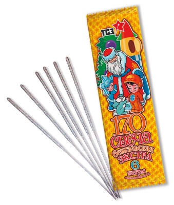 170 мм. Экстра Бенгальские огни купить в Краснодаре | krasnodar.salutsklad.ru